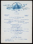 DINNER [held by] BALTIMORE AND OHIO RR [at] ROYAL BLUE LINE-WALDORF CAR (RR;)