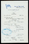 BREAKFAST [held by] U.S.M.S. [at] "ON BOARD ""NEW YORK""" (SS;)