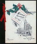 DINNER [held by] WISCONSIN CENTRAL RAILWAY CO. [at] "PASSENGER STATION,CHICAGO,[IL?]" (REST;)