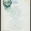 CHRISTMAS DINNER [held by] EBBITT HOUSE [at] "WASHINGTON, D.C." (HOTEL;)