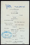 LUNCHEON [held by] U.S.M.S. [at] "ON BOARD ""NEW YORK""" (SS;)