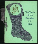 CHRISTMAS DINNER [held by] CHICAGO BEACH HOTEL [at] "[CHICAGO, IL]" (HOTEL;)