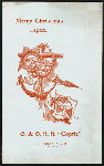 CHRISTMAS DINNER [held by] O. AND O.S.S. COPTIC [at] EN ROUTE ABOARD COPTIC? (SS?;)