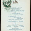 CHRISTMAS DINNER [held by] HOTEL SAVOY [at] "NEW YORK, NY" (HOTEL;)