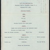 CHRISTMAS DINNER [held by] HEADQUARTERS 47TH INFANTRY U.S. VOLUNTEERS [at] "U.S.MILITARY HOSPITAL, SORSOGON, LUZON P.I." (FOR;)