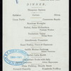 CHRISTMAS DINNER [held by] U.S.M.S. NEW YORK [at] EN ROUTE (SS;)