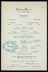 BREAKFAST [held by] STANTON HOUSE [at] "CHATTANOGGA,TENN." (HOTEL)