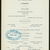 LUNCHEON [held by] STANTON HOUSE [at] "CHATTANOOGA, TE" (HOTEL;)