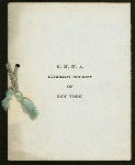 BANQUET TENDERED TO PHILADELPHIA DEBATORS [held by] Y.M.H.A. LITERARY SOCIETY OF NEW YORK [at] "ASHTON HOTEL, THE, NEW YORK, NY" (HOTEL;)