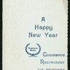 NEW YEARS EVE [held by] COLONNADE RESTAURANT [at] "NEW YORK, NY" (REST;)