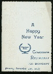 NEW YEARS EVE [held by] COLONNADE RESTAURANT [at] "NEW YORK, NY" (REST;)