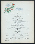 NEW YEARS DAY DINNER [held by] WILLARD'S HOTEL [at] "WASHINGTON, D.C." (HOTEL;)