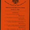 ANNUAL DINNER [held by] VETERAN CORPS OF ARTILLERY MILITARY SOCIETY OF THE WAR OF 1812 [at] "DELMONICO'S, NEW YORK, NY" (REST;)