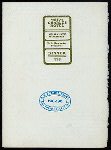 DINNER [held by] ST. CHARLES HOTEL [at] "MILWAUKEE,WI" (HOTEL;)