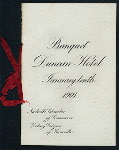 BANQUET TO VISITING CITIZENS OF KNOXVILLE [held by] NASHVILLE CHAMBER OF COMMERCE [at] "DUNCAN HOTEL,[NASHVILLE,TN?]" (HOTEL;)