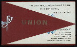 TWELFTH ANNUAL REUNION AND DINNER [held by] UNION COLLEGE ALUMNI ASSOCIATION OF NORTH-EASTERN NEW YORK [at] "TEN EYCK HOTEL, ALBANY, NY" (HOTEL;)