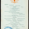 MENU [held by] WINDSOR HOTEL [at] "JACKSONVILLE, FL" (HOTEL;)