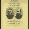 SIXTEENTH ANNUAL DINNER [held by] HOLLAND SOCIETY OF NEW YORK [at] "WALDORF-ASTORIA HOTEL, NEW YORK, NY" (HOTEL;)