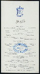 LUNCHEON [held by] COLONIAL HOTEL [at] BAHAMAS (HOTEL;)