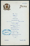 DINNER [held by] TWILIGHT CLUB [at] [ST.DENIS] (CLUB)