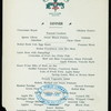 DINNER [held by] HOLLY INN [at] "PINEHURST, NC" (HOTEL;)