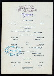 LUNCH [held by] PINE FOREST INN [at] "SUMMERVILLE, S.C." (HOTEL;)