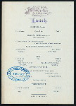 LUNCH [held by] PINE FOREST INN [at] "SUMMERVILLE, S.C." (HOTEL;)