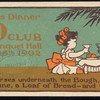 ANNUAL LADIES DINNER [held by] 40 CLUB [at] "AUDITORIUM BANQUET HALL, CHICAGO, IL;" (OTHER (PRIVATE CLUB?);)