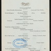 DINNER [held by] COLONIAL HOTEL [at] "NASSAU,BAHAMAS" (HOTEL)