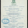 DINNER [held by] TAMPA BAY HOTEL [at] "TAMPA,FLA." (HOTEL)