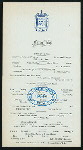 LUNCHEON [held by] COLONIAL HOTEL [at] "NASSAU,BAHAMAS" (HOTEL)