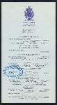 LUNCHEON [held by] ALCAZAR HOTEL [at] "ST. AUGUSTINE,FLA." (HOTEL)
