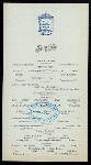 LUNCHEON [held by] HOTEL COLONIAL [at] "NASSAU,N.P." (HOTEL;FOREIGN;)