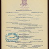 DINNER [held by] TAMPA BAY HOTEL [at] "TAMPA,FL" (HOTEL;)
