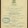 DINNER [held by] TAMPA BAY HOTEL [at] "TAMPA,FL" (HOTEL;)