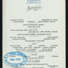 LUNCHEON [held by] HOTEL ALGAZAR [at] "ST. AUGUSTINE,FL" (HOTEL;)