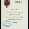 LUNCH [held by] [KING VICTOR EMMANUAL OF ITALY?] [at] "[PALAIS DU QUIRINAL,ITALY?]" (FOREIGN;)