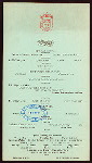 DINNER [held by] HOTEL COLONIAL [at] "NASSAU,N.P.BAHAMAS" (HOTEL;FOREIGN;)