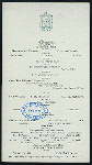 DINNER [held by] HOTEL COLONIAL [at] "NASSAU, BAHAMAS" (FOR;)