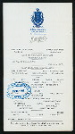 LUNCHEON [held by] ALCAZAR HOTEL [at] "ST.AUGUSTINE,FLA." (HOTEL)