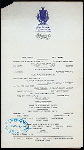 DINNER [held by] ALCAZAR HOTEL [at] "ST. AUGUSTINE,FLA." (HOTEL)