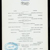 DINNER [held by] ALCAZAR HOTEL [at] "ST. AUGUSTINE,FLA." (HOTEL)