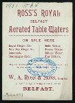 MENU [held by] OLD WAVERLEY HOTEL [at] "EDINBURGH, SCOTLAND" (HOTEL;)