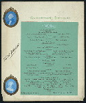 WASHINGTON'S BIRTHDAY DINNER [held by] COLONIAL HOTEL [at] "[NASSAU, N.P., BAHAMAS]" (HOTEL;)