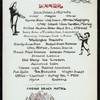 WASHINGTON'S BIRTHDAY DINNER [held by] CHICAGO BEACH HOTEL [at] "[CHICAGO, IL]" (HOTEL;)