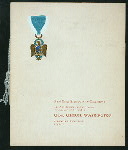 167TH ANNIVERSARY OF THE BIRTH OF GEN'L. GOERGE WASHINGTON [held by] NEW YORK SOCIETY OF THE CINCINNATI [at] "SHERRY'S, NEW YORK, NY" (REST;)