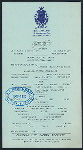 LUNCHEON [held by] ALCAZAR HOTEL [at] "ST. AUGUSTINE,FLA." (HOTEL)