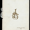 WEDDING BREAKFAST [held by] ? [J B] [at] "DEUTSCHER CLUB, MILWAUKEE,WIS." (CLUB)