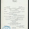 DINNER [held by] ALCAZAR HOTEL [at] "ST. AUGUSTINE,FLA." (HOTEL)