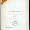ANNUAL BANQUET TO GEO.W.VAN ALLEN,WM.H.VAN ALLEN,& C.FRANK BOUGHTON [held by] SULLIVAN COUNTY TURTLE CLUB [at] "SAVOY HOTEL, NY" (HOTEL)